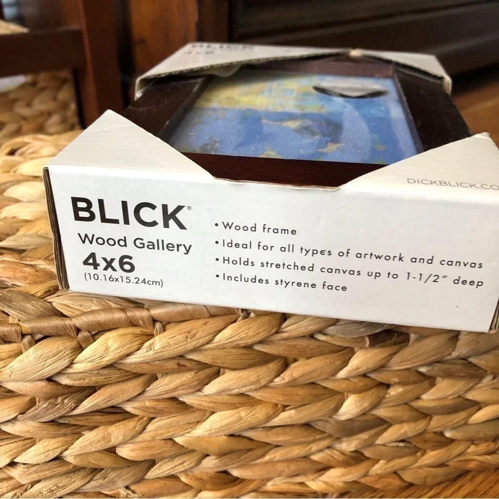 Blick wood gallery picture frame 4x6